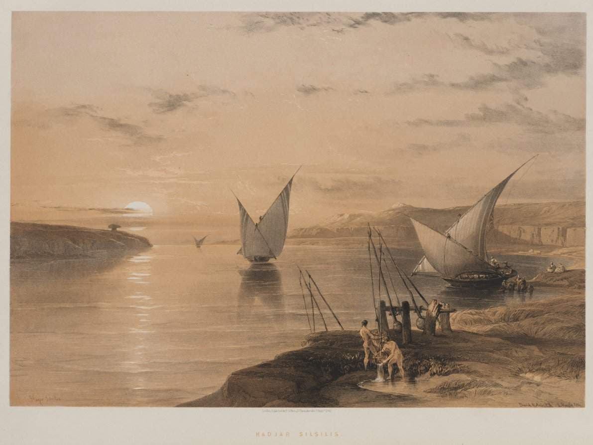 Egypt and Nubia, Volume II: Hagar Setsilis — Louis Haghe