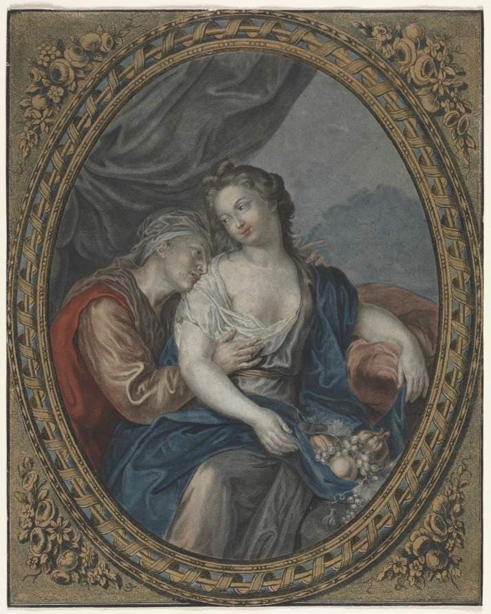 Vertumnus and Pomona — Jean-François Janinet