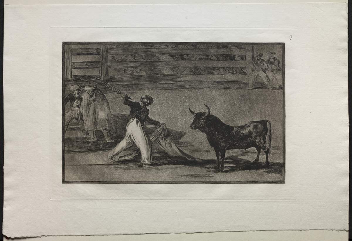 Bullfights: Origin of the Harpoons or Banderillas — Francisco Goya