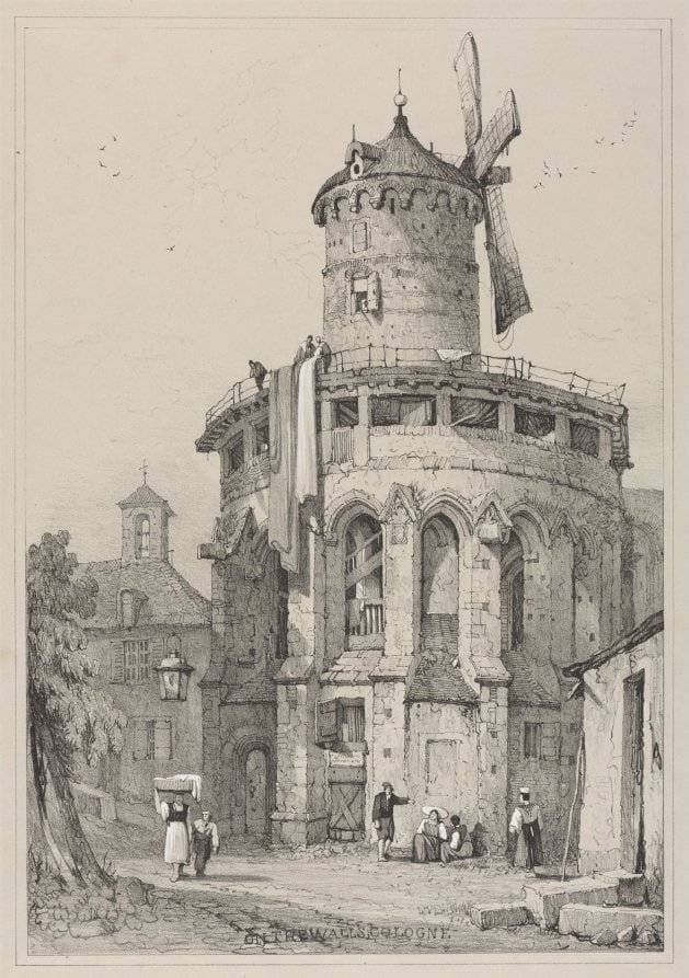 Facsimiles of Sketches Made in Flanders and Germany: On the Walls, Cologne — Samuel Prout