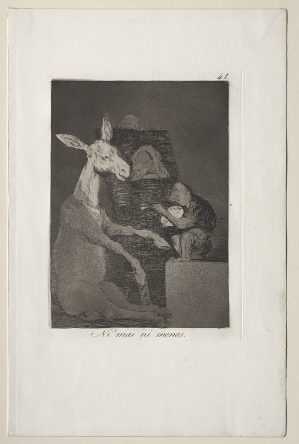 Neither More Nor Less, Plate 41 — Francisco Goya