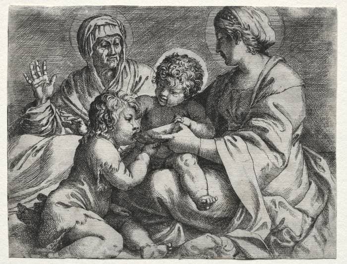 Virgin with the Bowl — Annibale Carracci
