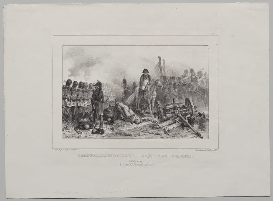 Lithographic Album of 1837: Half-Battalion at Left…Aim!...Fire!...Load — Auguste Raffet