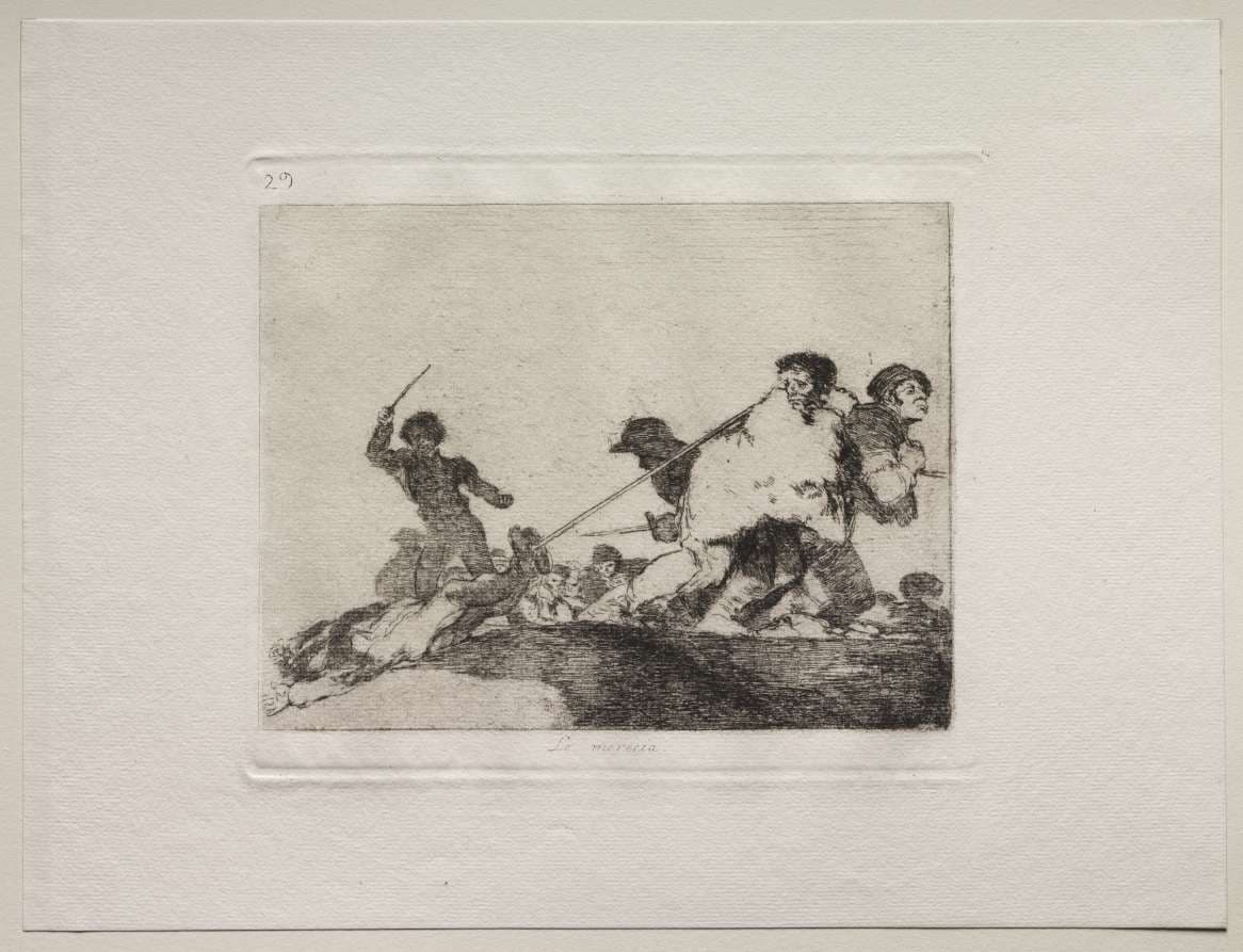 The Horrors of War: He Deserved It — Francisco Goya