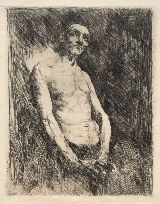 Half Nude Figure of a Man — Robert Frederick Blum