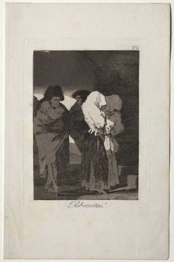 Poor Little Girls!, Plate 22 — Francisco Goya