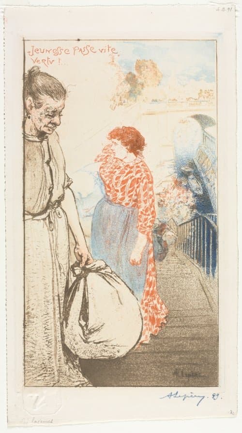 Washerwomen — Auguste Lepère