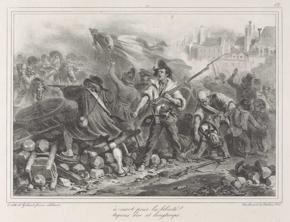 Album of 1831: Freedom or death! — Auguste Raffet