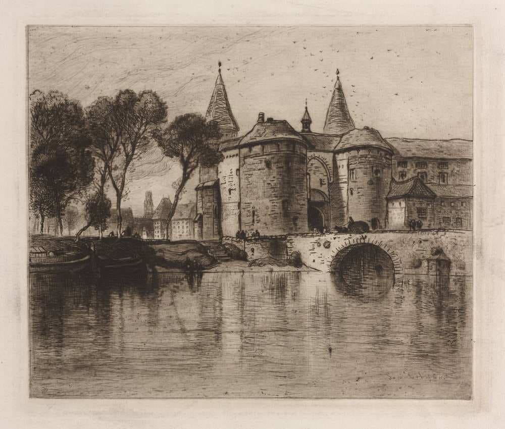 Pont de Grand, Bruges — Samuel Colman