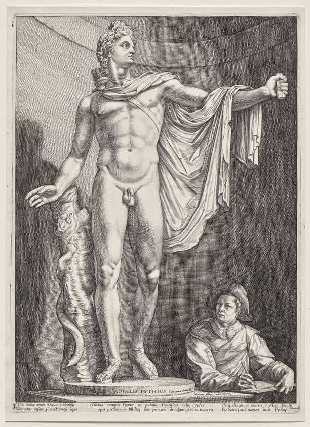 Apollo Belvedere — Hendrik Goltzius