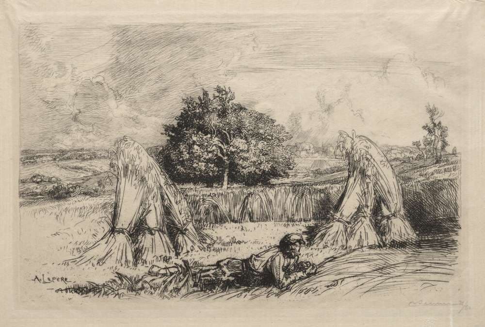 Javelles de Seigle, Crèvecoeur — Auguste Lepère