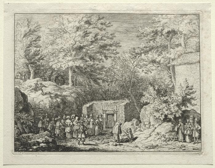 Four Springs in and around Spa: The Fourth Spring, The Spring at Sauvenière — Allaert van Everdingen