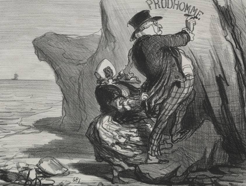 I want to leave an imperishable monument of our visit to this cliff... — Honoré Daumier