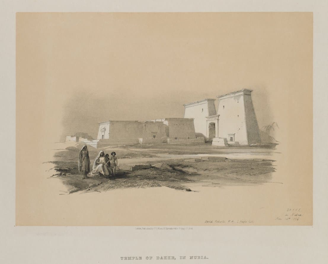 Egypt and Nubia, Volume I: Dakke, in Nubia — Louis Haghe
