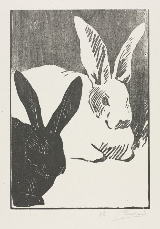 The Rabbits — Henri-Charles Guérard