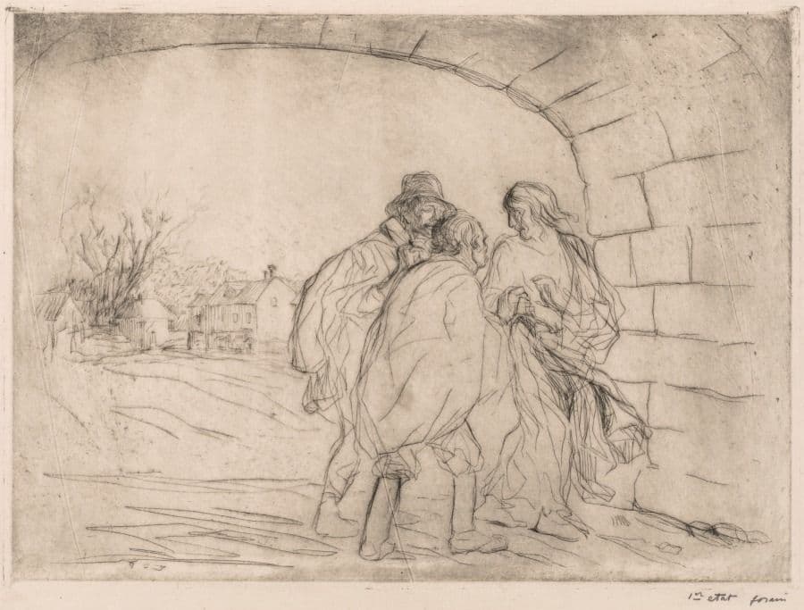 Encounter Under the Vault — Jean-Louis Forain
