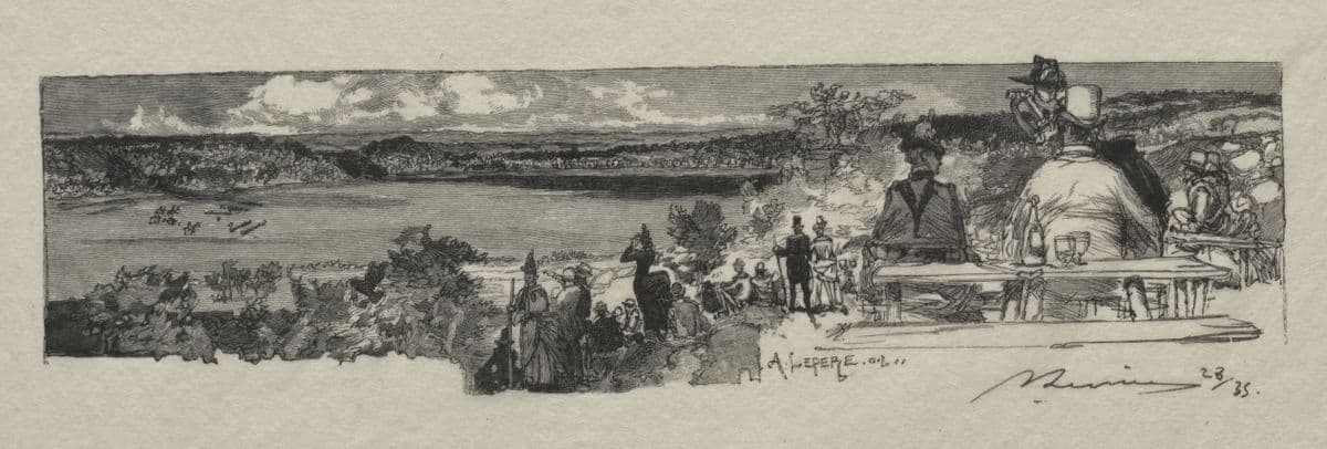 La Vallee de la Solle — Auguste Lepère