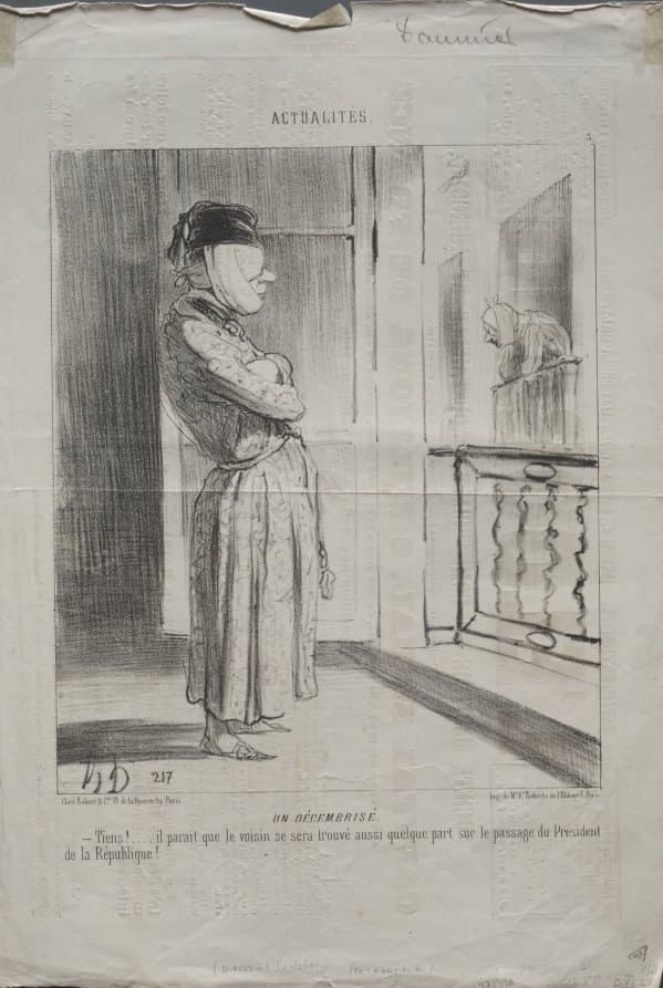 A Decemberist — Honoré Daumier