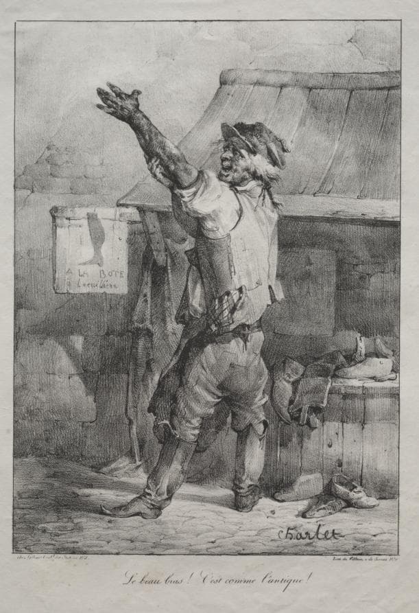 Le beau bras: C'est comme l'antique! — Nicolas-Toussaint Charlet