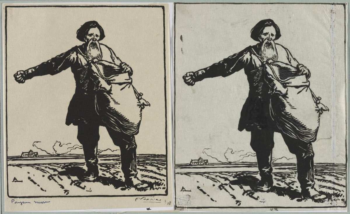Paysan russe — Auguste Lepère