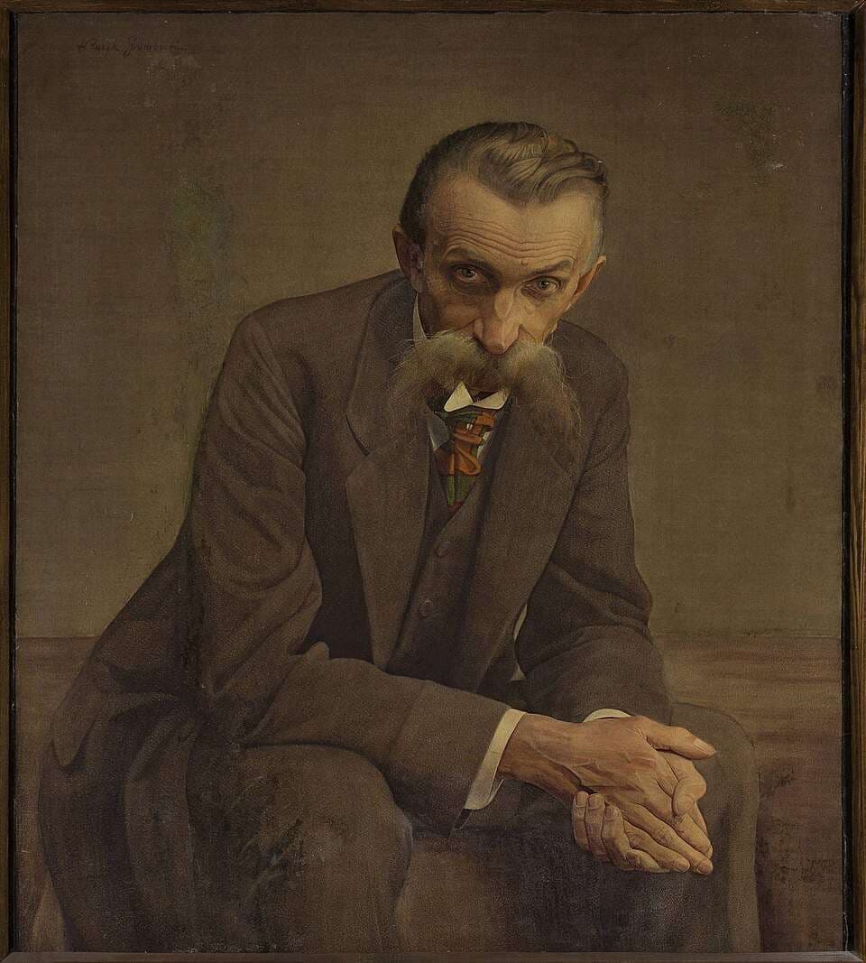 Portrait of the artist’s father — Henryk Grombecki