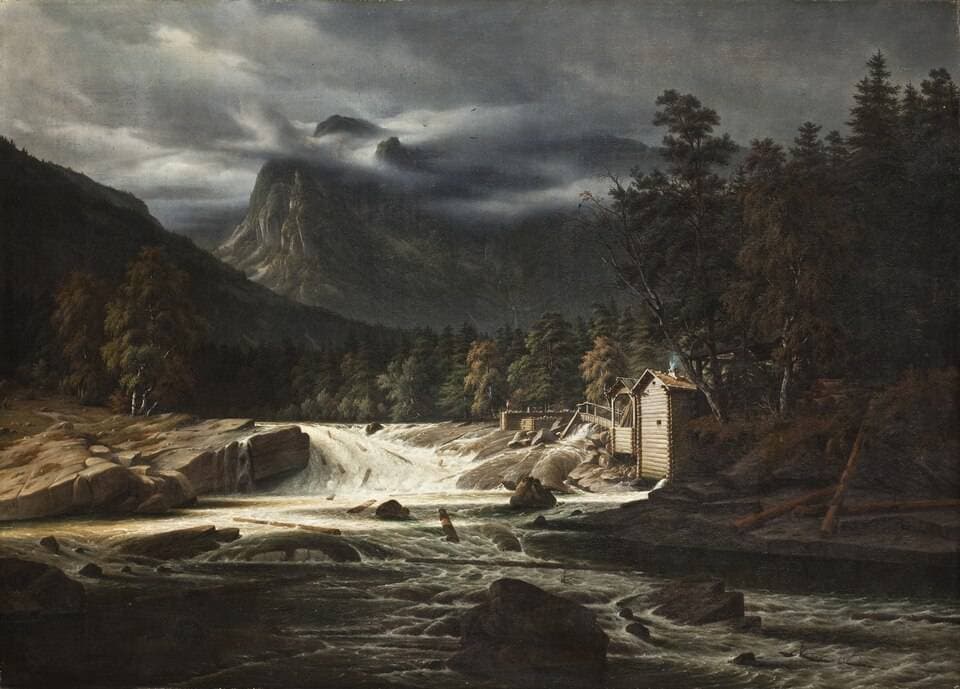 Norsk landskab, Marumfoss — Attributed creator