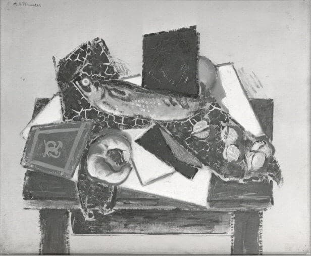 Still Life with Fish — Alfred H. Maurer