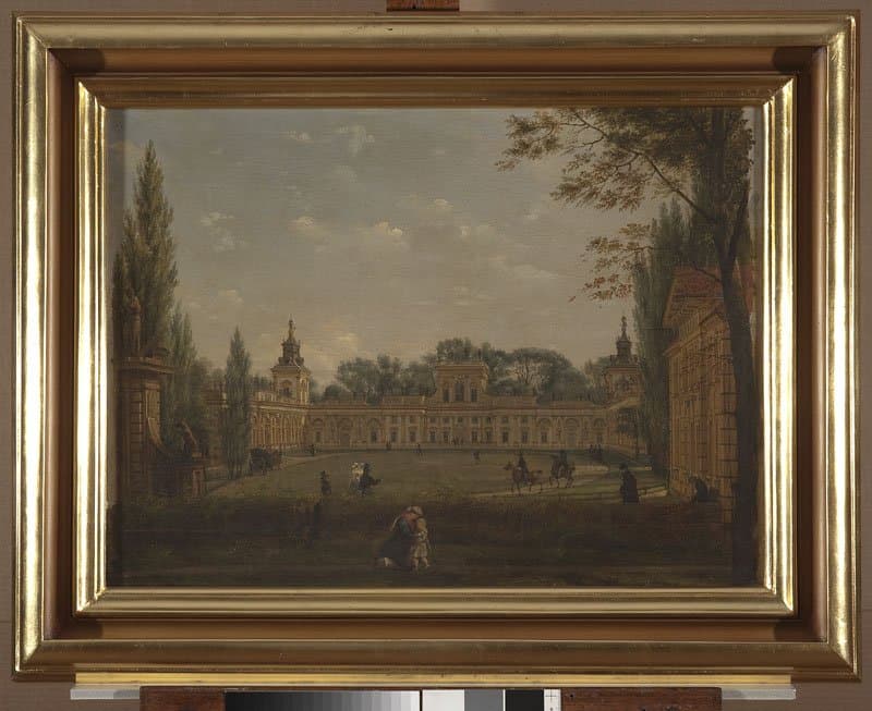 View of the Wilanów Palace from the courtyard — Wincenty Kasprzycki