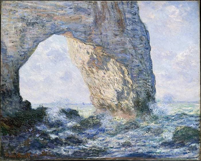The Manneporte (Étretat) — Claude Monet