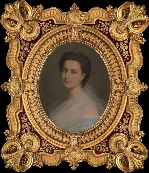 Portrait of a Woman (Marianna Panciatichi, marchesa Paolucci delle Roncole, 1835–1919, or her sister-in-law, Beatrice Ferrari-Corbelli di Reggio, contessa di Lucciano) — Michele Gordigiani