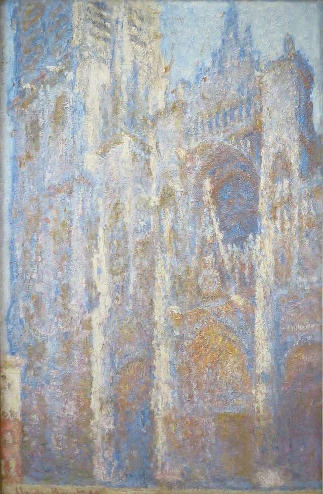 Rouen cathedral. Noon (“Le portail et la tour d”albane”) — Claude Monet