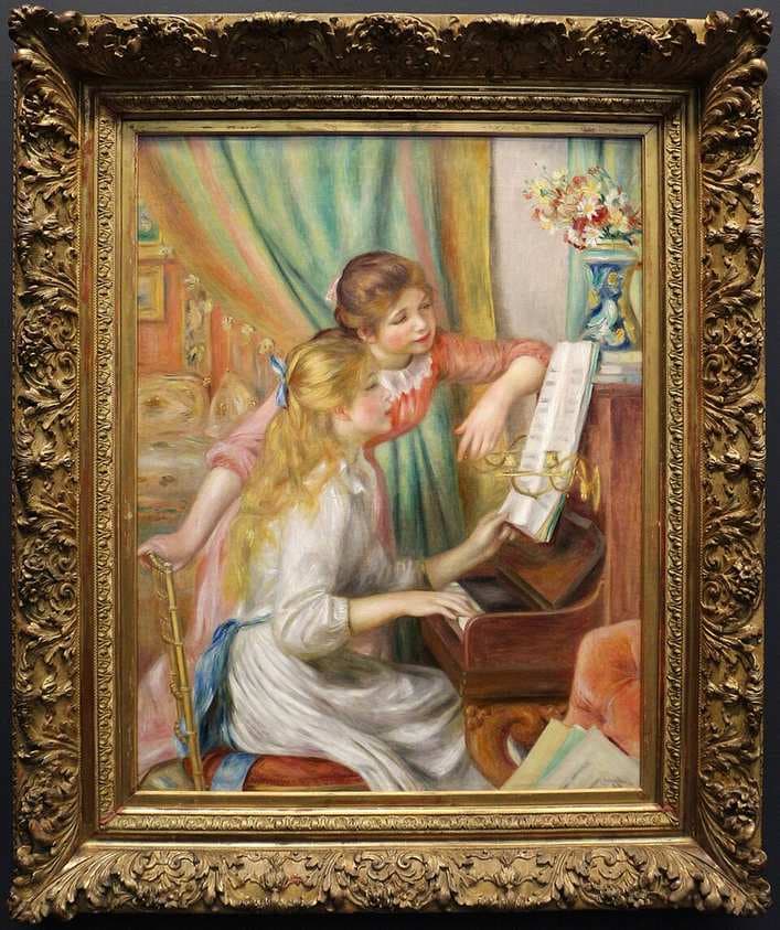 Jeunes filles au piano — Pierre-Auguste Renoir