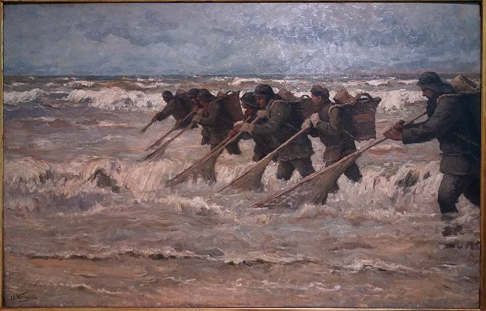 Garnaalvissers — Isidore Verheyden