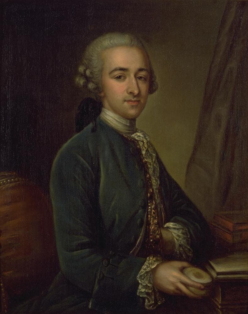 Portrait of Mozes Aron de Pinto — Pierre Jouffroy