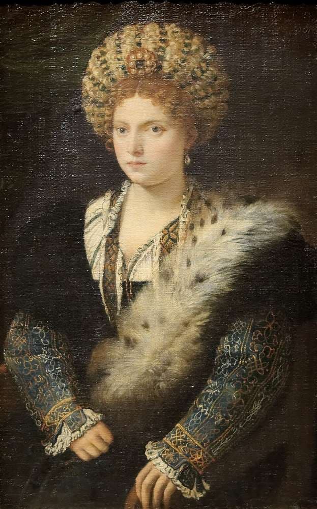 Portrait of Isabella d'Este — Titian