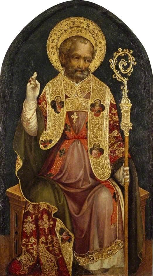 A Bishop Saint — Michele Giambono