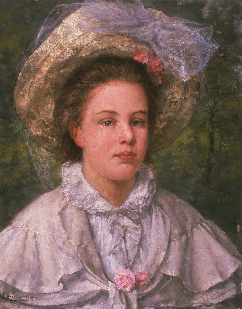 Portrait of Valentine Honlet — Juliaan De Vriendt