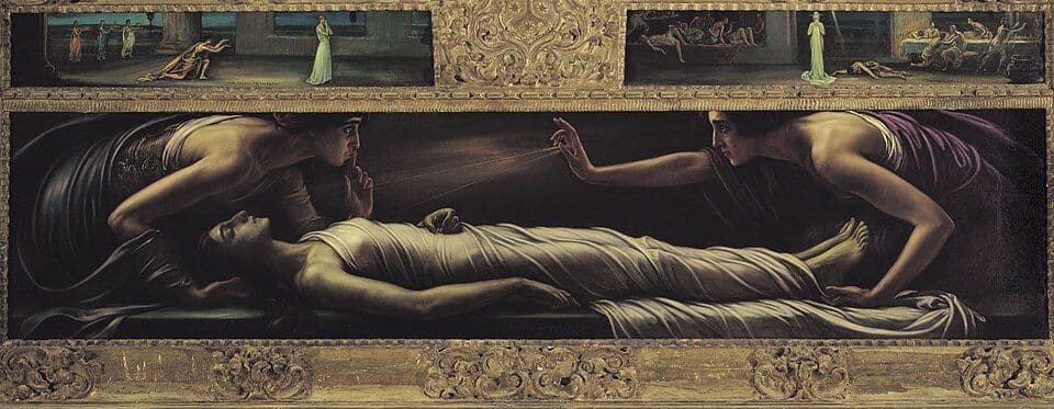 Death of Saint Ines — Julio Romero de Torres