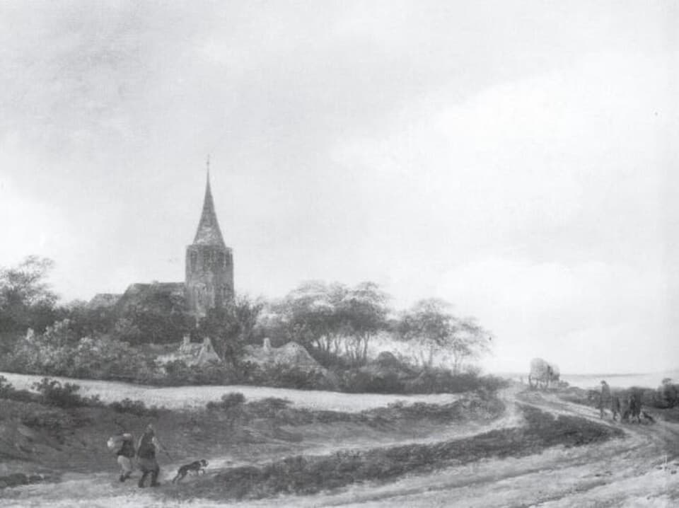 Dutch Village with a Church — Guillam Dubois