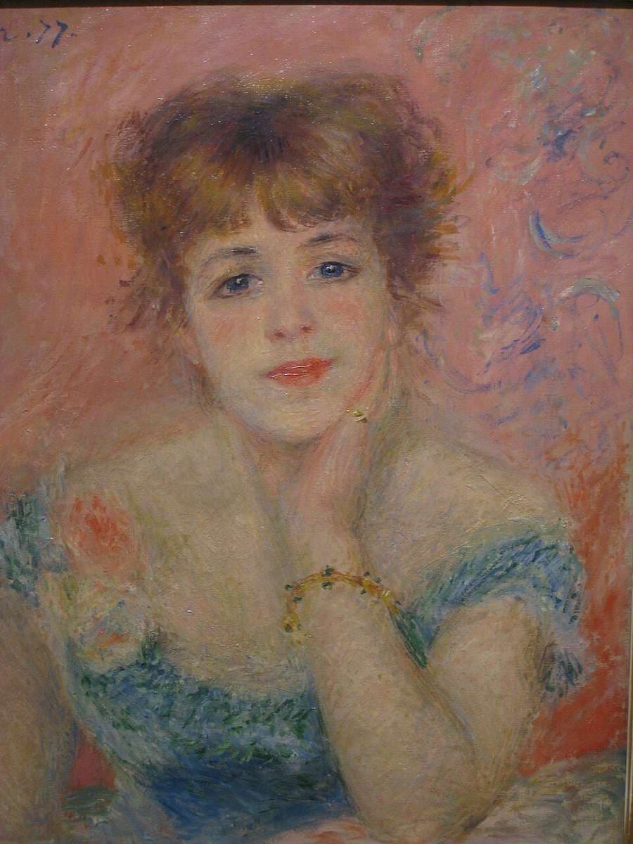 Portrait of Jeanne Samary — Pierre-Auguste Renoir