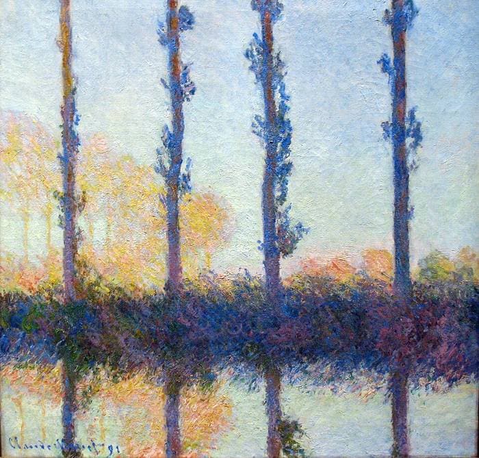 The Four Trees — Claude Monet