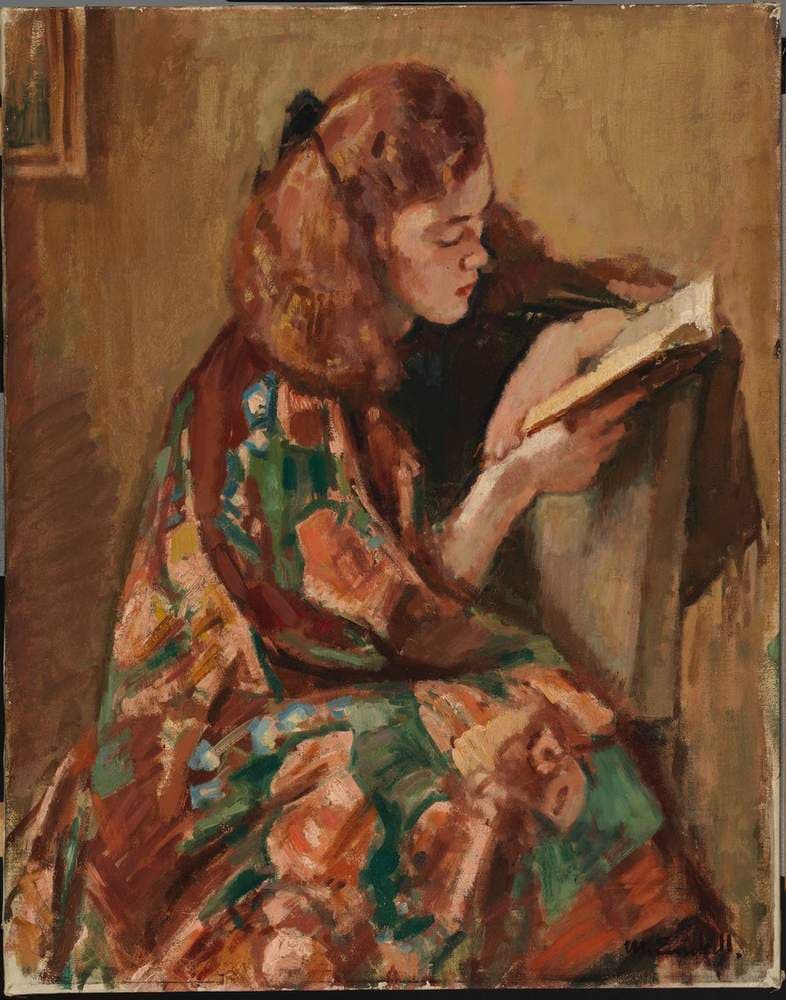 Girl Reading — Magnus Enckell