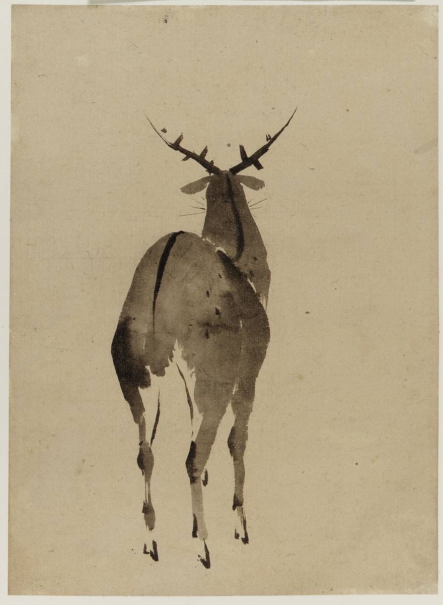 Deer — Katsushika Hokusai