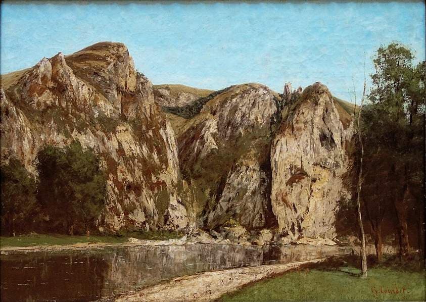 La Meuse à Freyr — Gustave Courbet