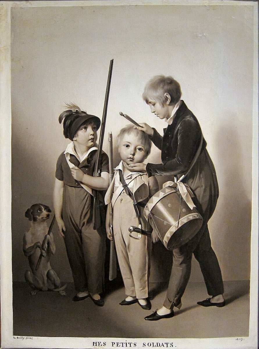 MES PETITS SOLDATS — Louis-Léopold Boilly