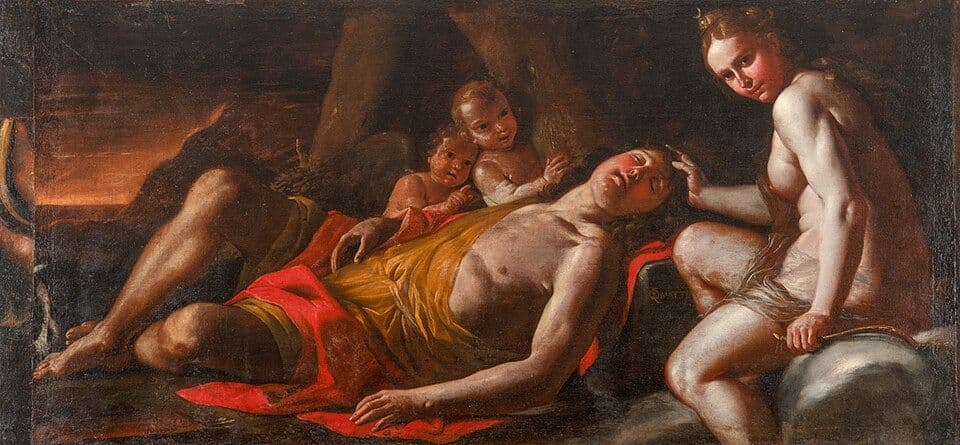 Diane et Endymion — Mattia Preti
