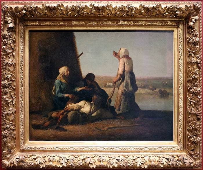 Le repos des faneurs — Jean-François Millet