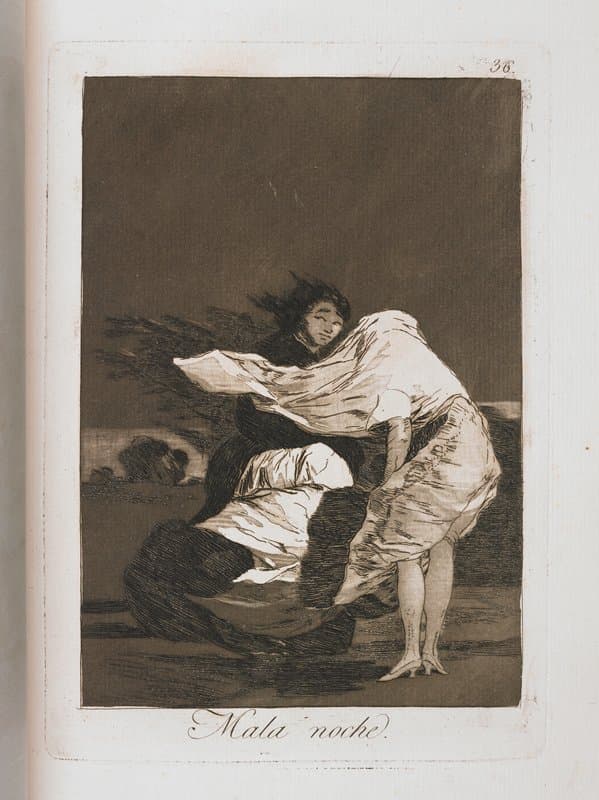 Mala noche — Francisco Goya