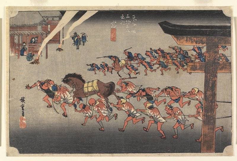 Miya, Atsuta-jingū — Andō Hiroshige