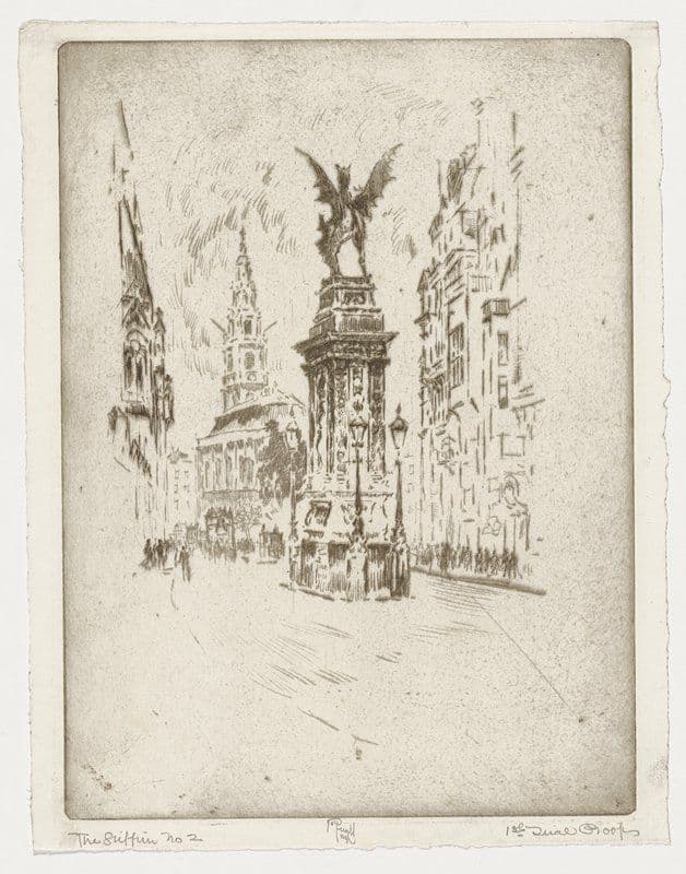 The Griffin, No. II — Joseph Pennell